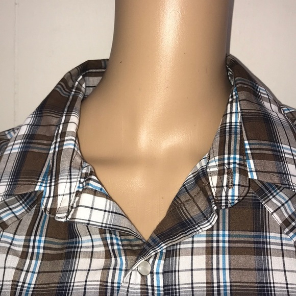 Mens plains western wear button down shirt size XL - Picture 3 of 6